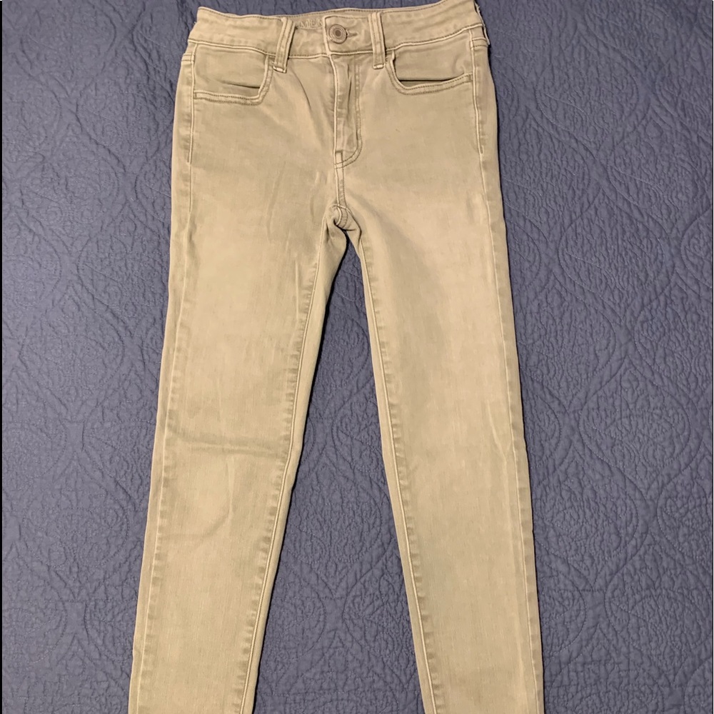 AE Green Jegging Pants